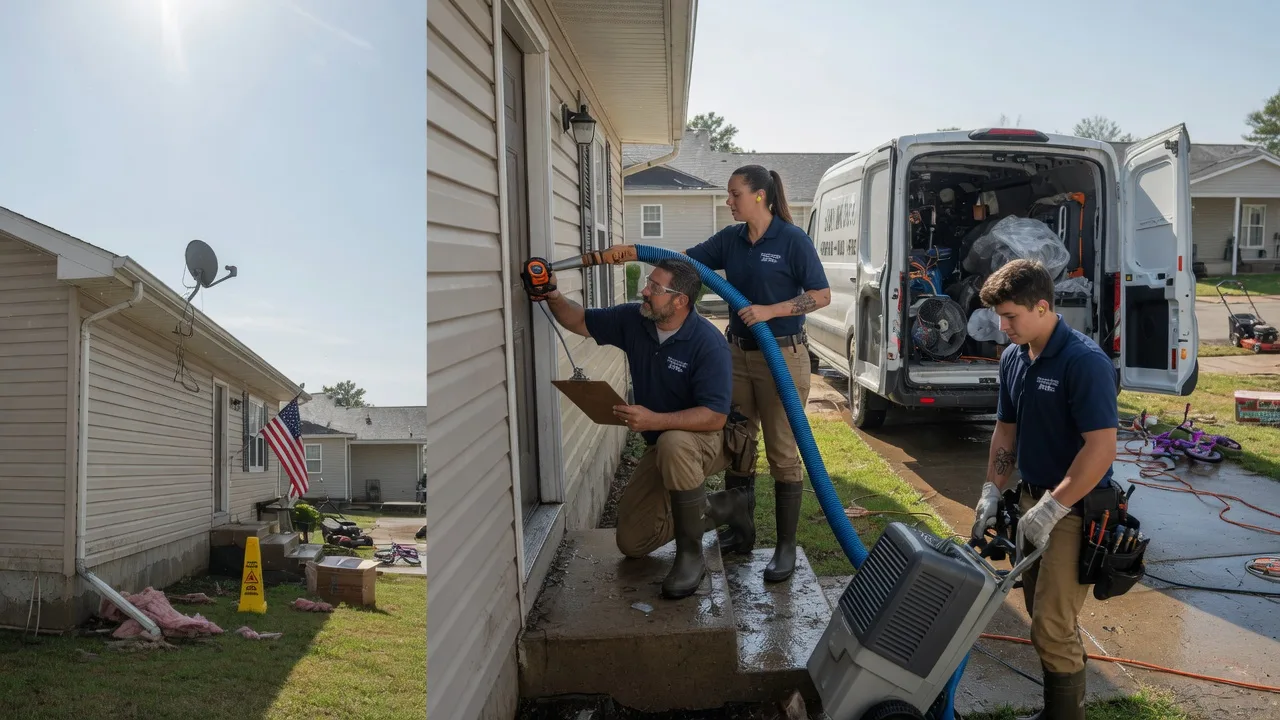 Ceiling Water Damage Restoration in Booneville, IA near me